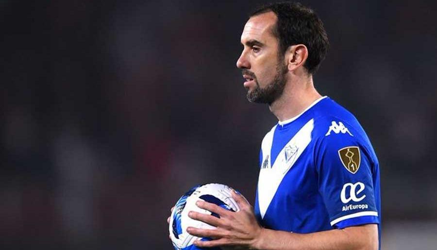 El defensa uruguayo Diego Godín.