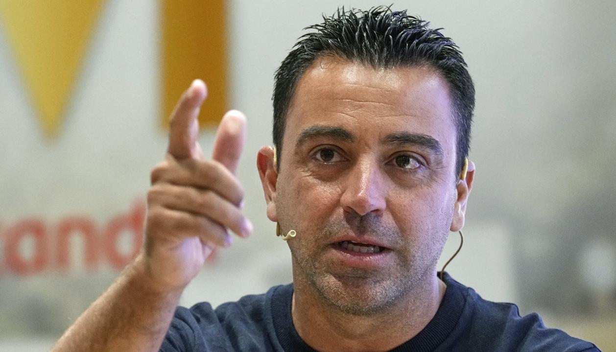 El técnico de Barcelona, Xavi Hernández.