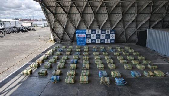 Incautados 2.313 kilogramos de clorhidrato de cocaína.