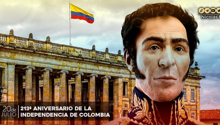  Nicolás Maduro felicitó a Colombia en Twitter.