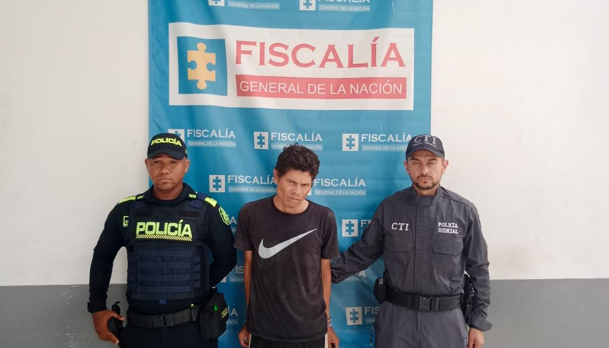 Jeiner De la Hoz Villalba, capturado. 