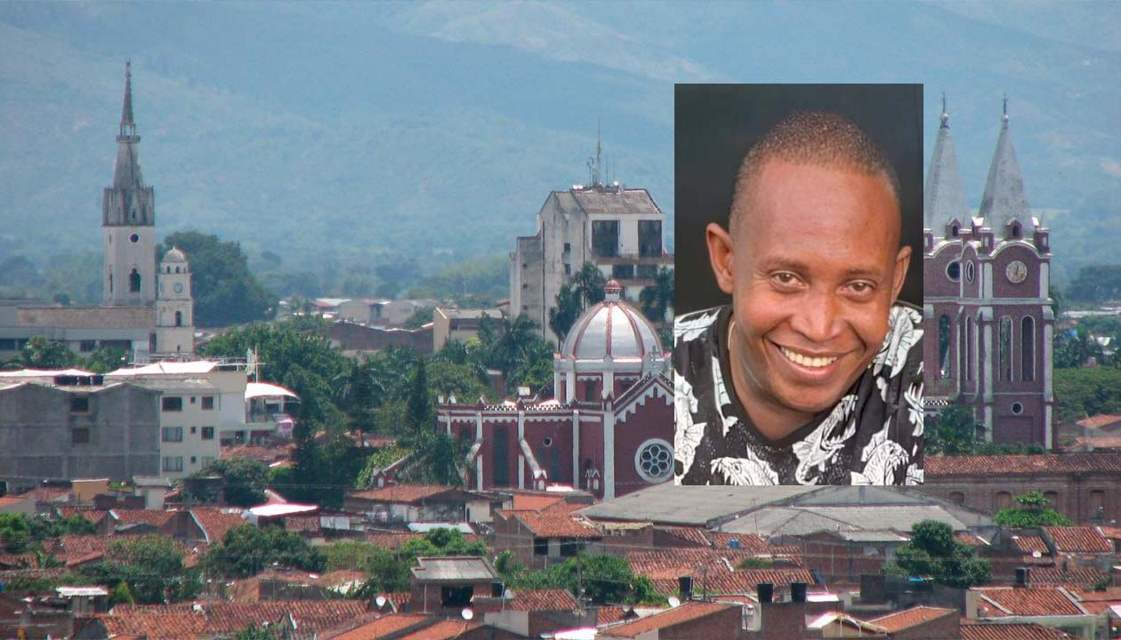 Imagen del municipio de Tuluá y de John Fredy Córdoba Mosquera