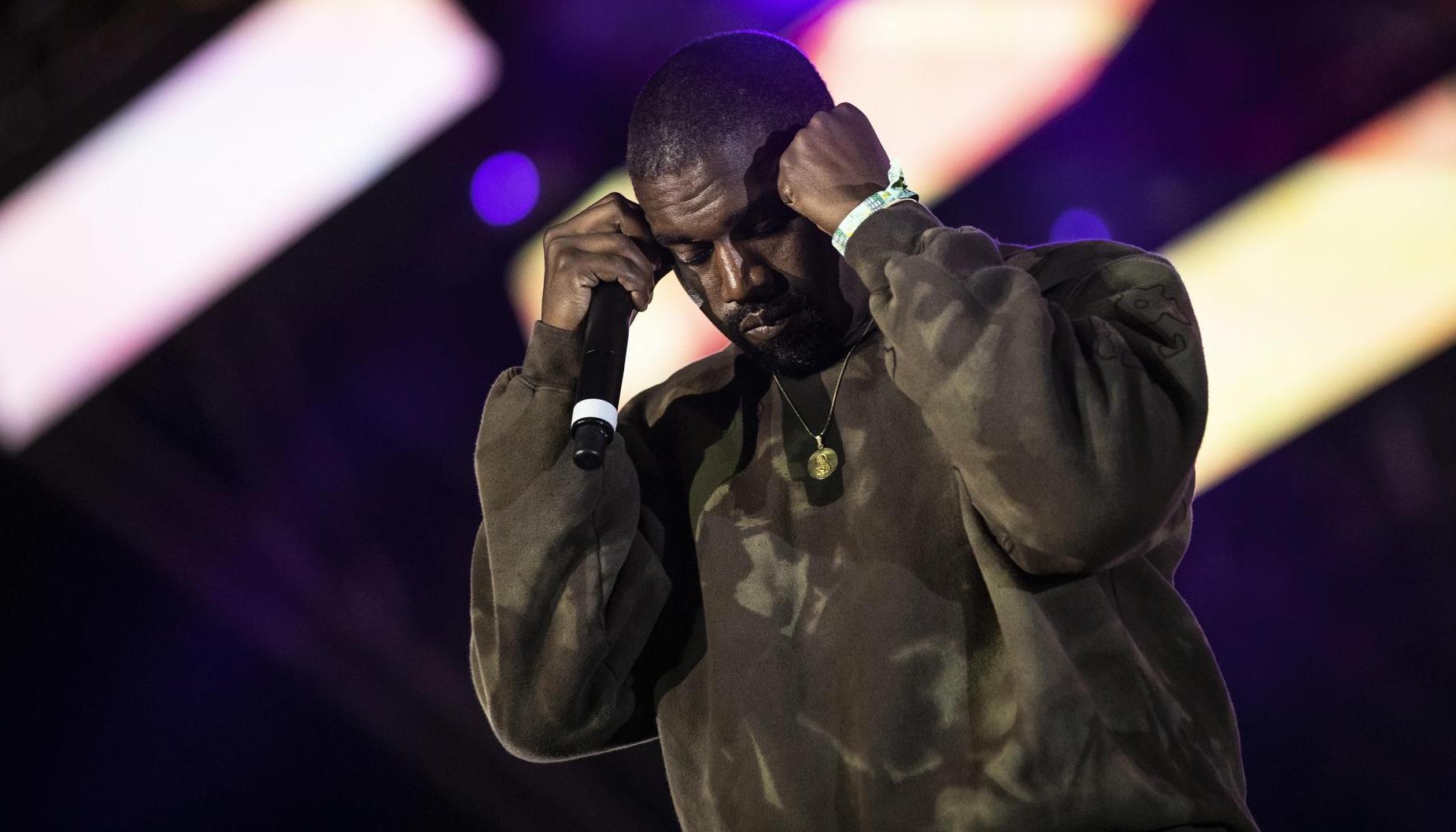 Imagen de archivo del rapero estadounidense Kanye West.