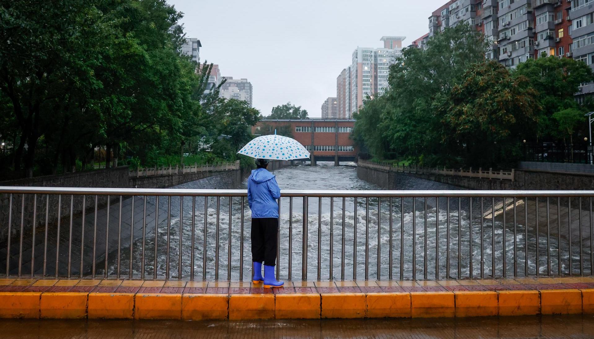 Lluvias por el tifón Doksuri.