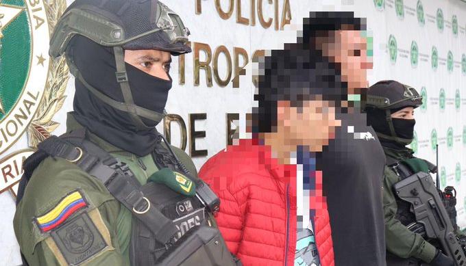 Los dos capturados, uno de ellos alias 'Pirulo'. 