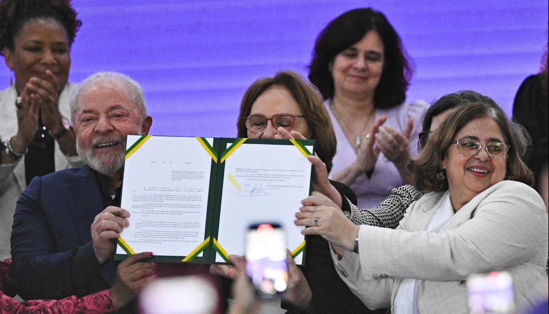 Luiz Inácio Lula da Silva, presidente de Brasil.