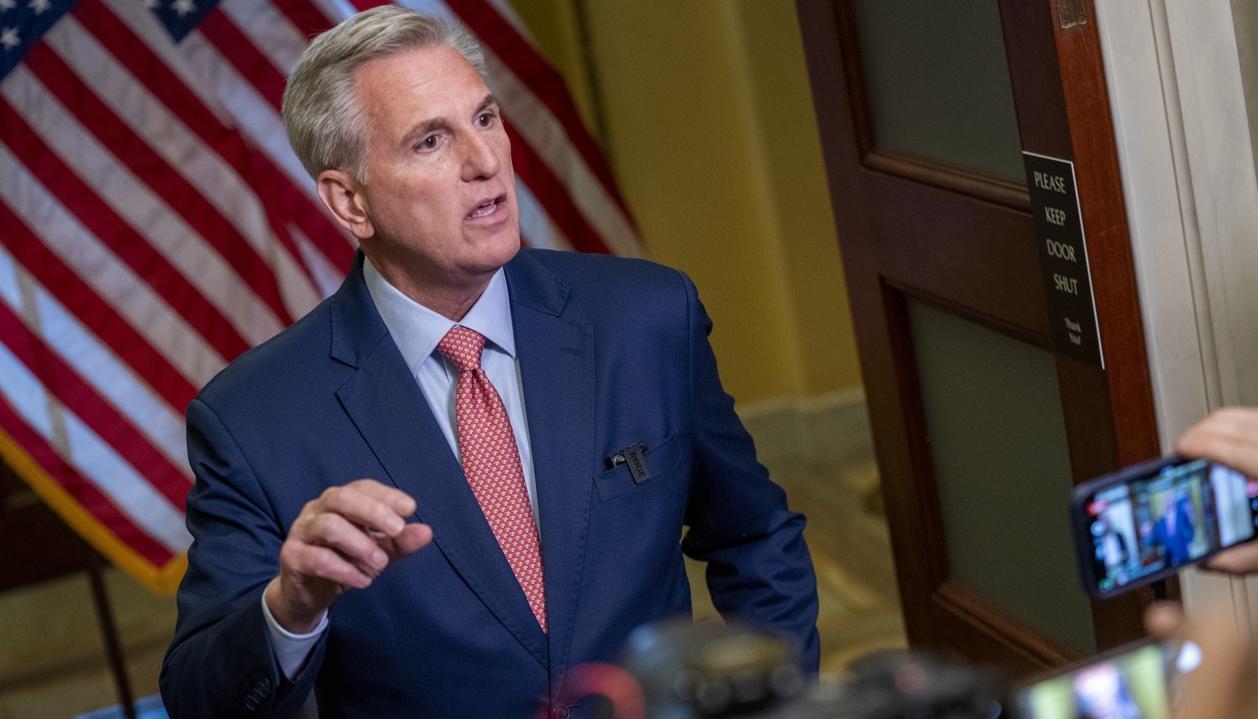 El líder de la Cámara de Representantes de EE.UU., Kevin McCarthy.