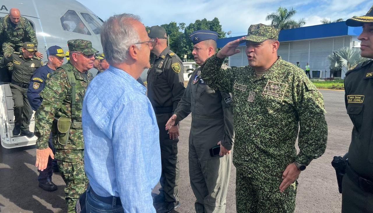 MinDefensa llegando a Buenaventura