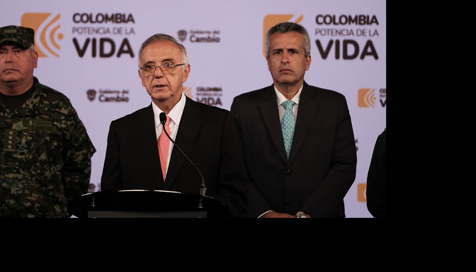El Ministro de Defensa, Iván Velásquez.