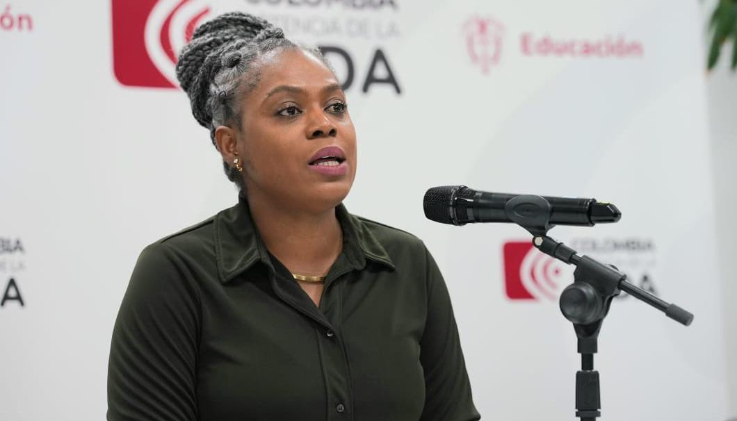La Ministra de Educación, Aurora Vergara.