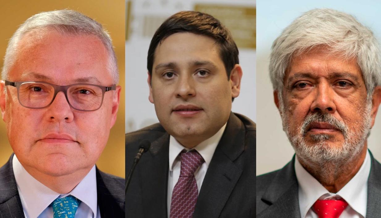 Néstor Osuna, Mauricio Lizcano y Germán Umaña. 
