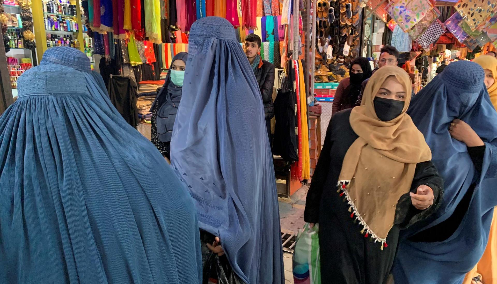 Mujeres en Kabul. 