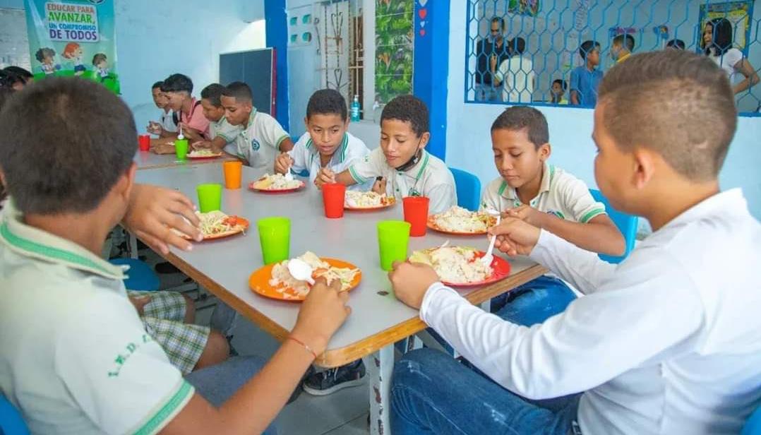 Imagen de estudiantes en una de las sedes en el departamento del Magdalena.