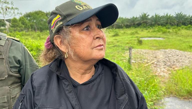 Hilda Pachón, madre de Oswal Fontecha, Alcalde del municipio de Villanueva.