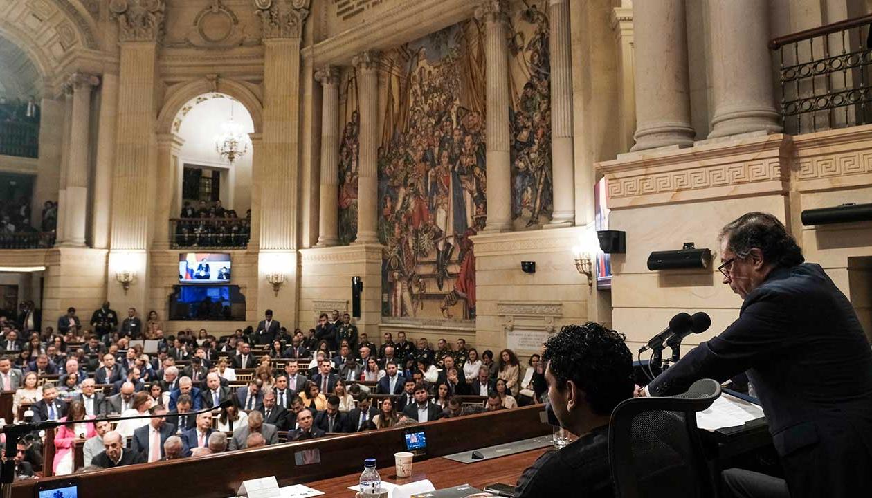 El Presidente colombiano, Gustavo Petro.