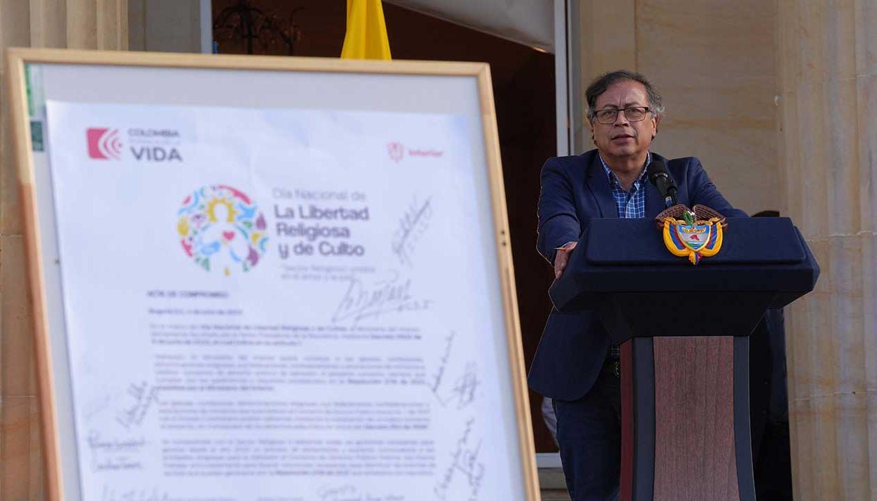 Presidente Gustavo Petro. 