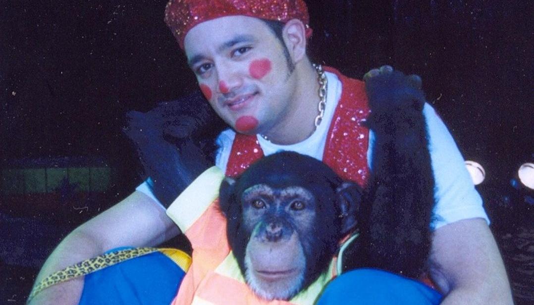Raúl Gasca con 'Panchito'.