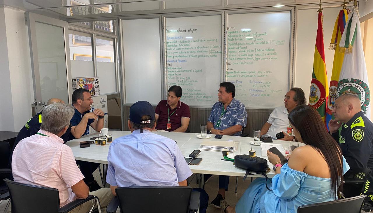 Reunión con líderes comunales de Villa Campestre. 