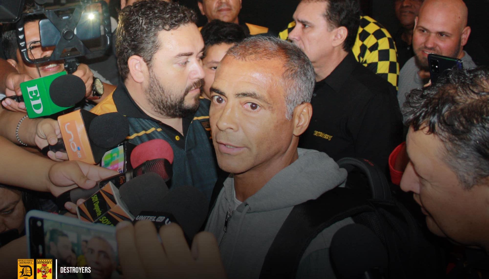 La llegada de Romario a Bolivia.