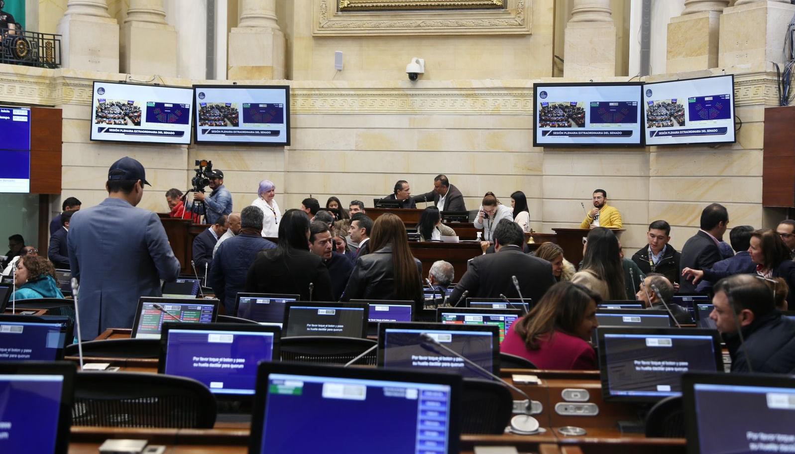 Plenaria del Senado de la República.