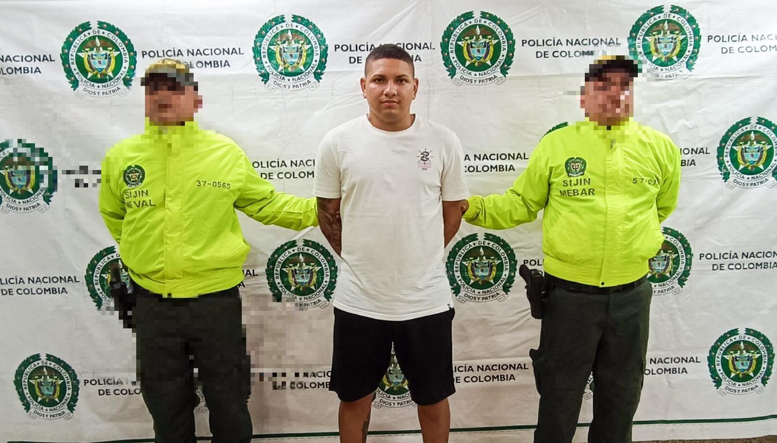 Stiven Javier Márquez Pertuz, capturado.
