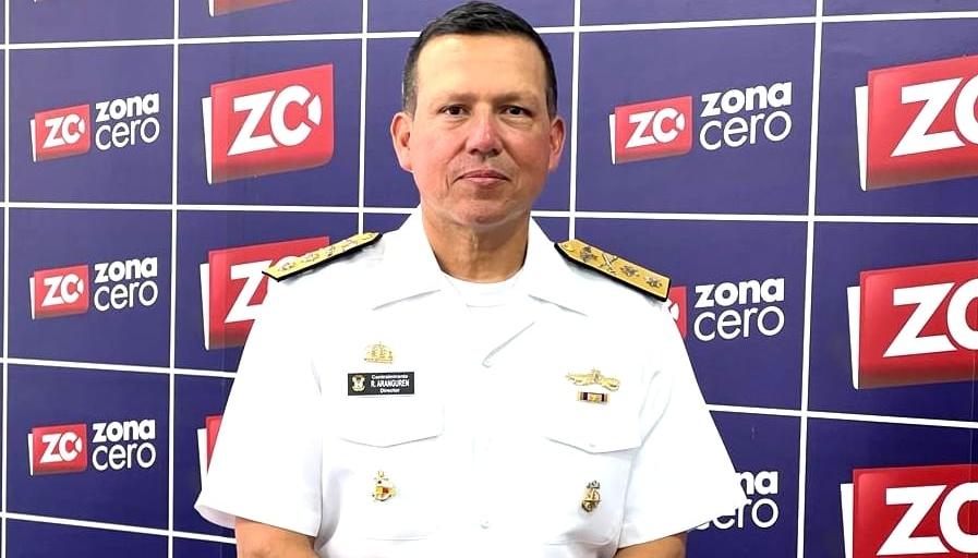Contralmirante Rafael Aranguren Devia, director de la Escuela Naval de Suboficiales ARC Barranquilla.