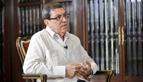 El ministro cubano de Relaciones Exteriores, Bruno Rodríguez