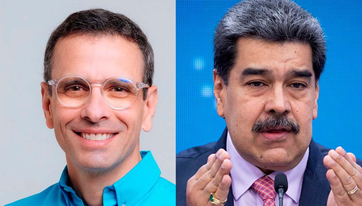 Henrique Capriles y Nicolás Maduro