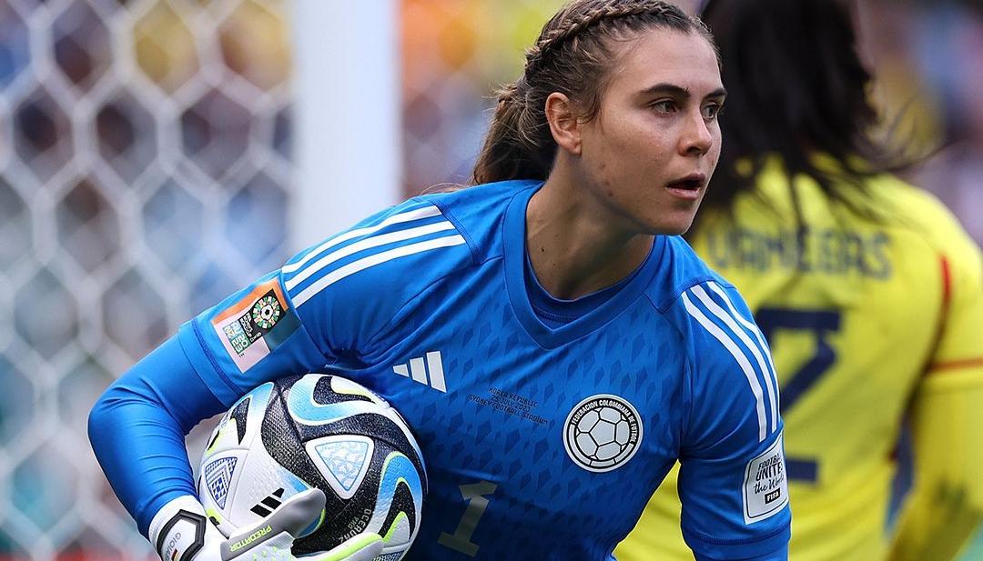 Catalina Pérez, portera titular de la Selección Colombia. 