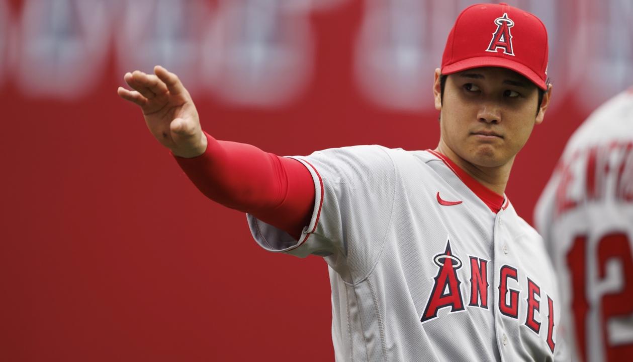 Shohei Ohtani es el máximo jonronero de las mayores con 38. 