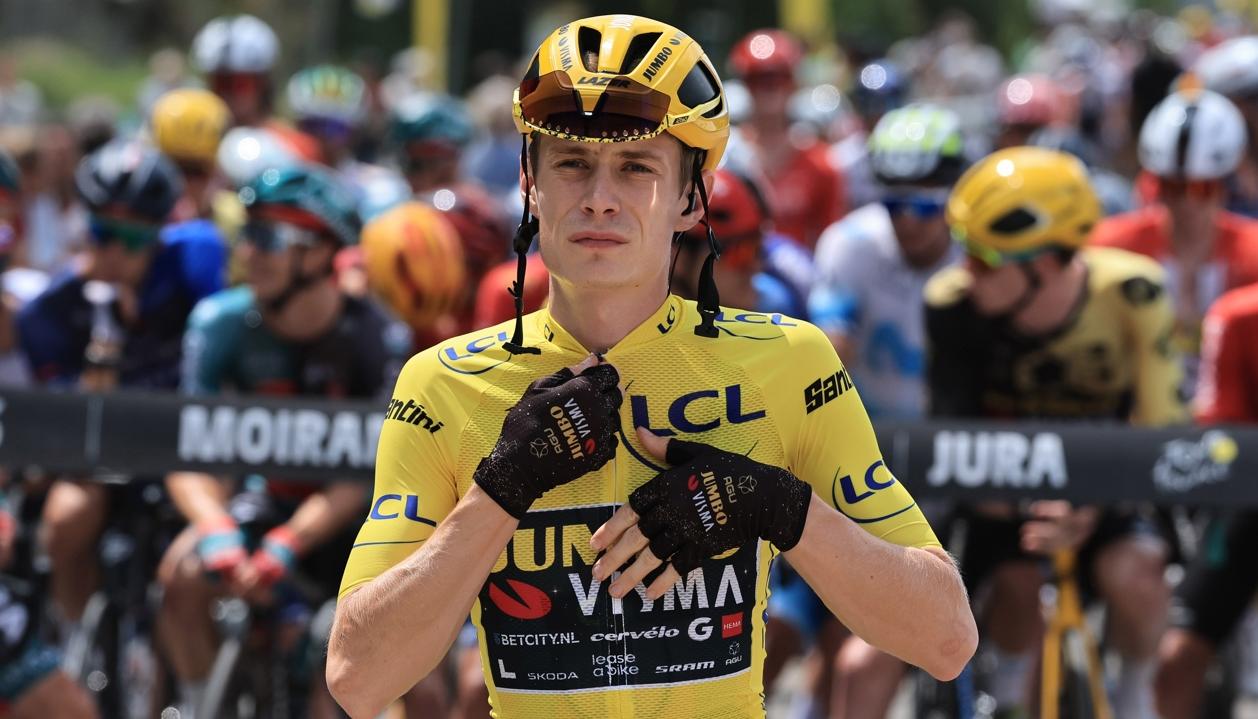 Jonas Vingegaard, bicampeón del Tour de Francia. 
