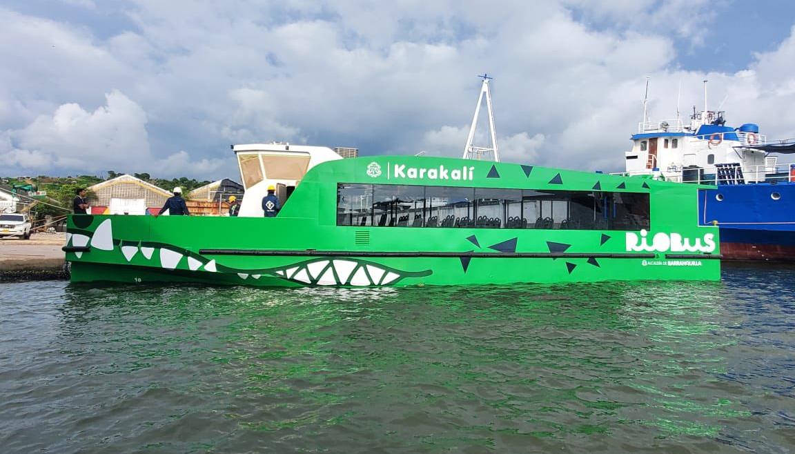 El 'Karakalí', el primer Río-Bus que tendrá Barranquilla