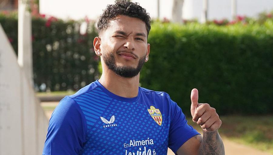 Luis Javier Suárez maecó cuatro goles en 21 encuentros con el Almería en la temporada anterior. 
