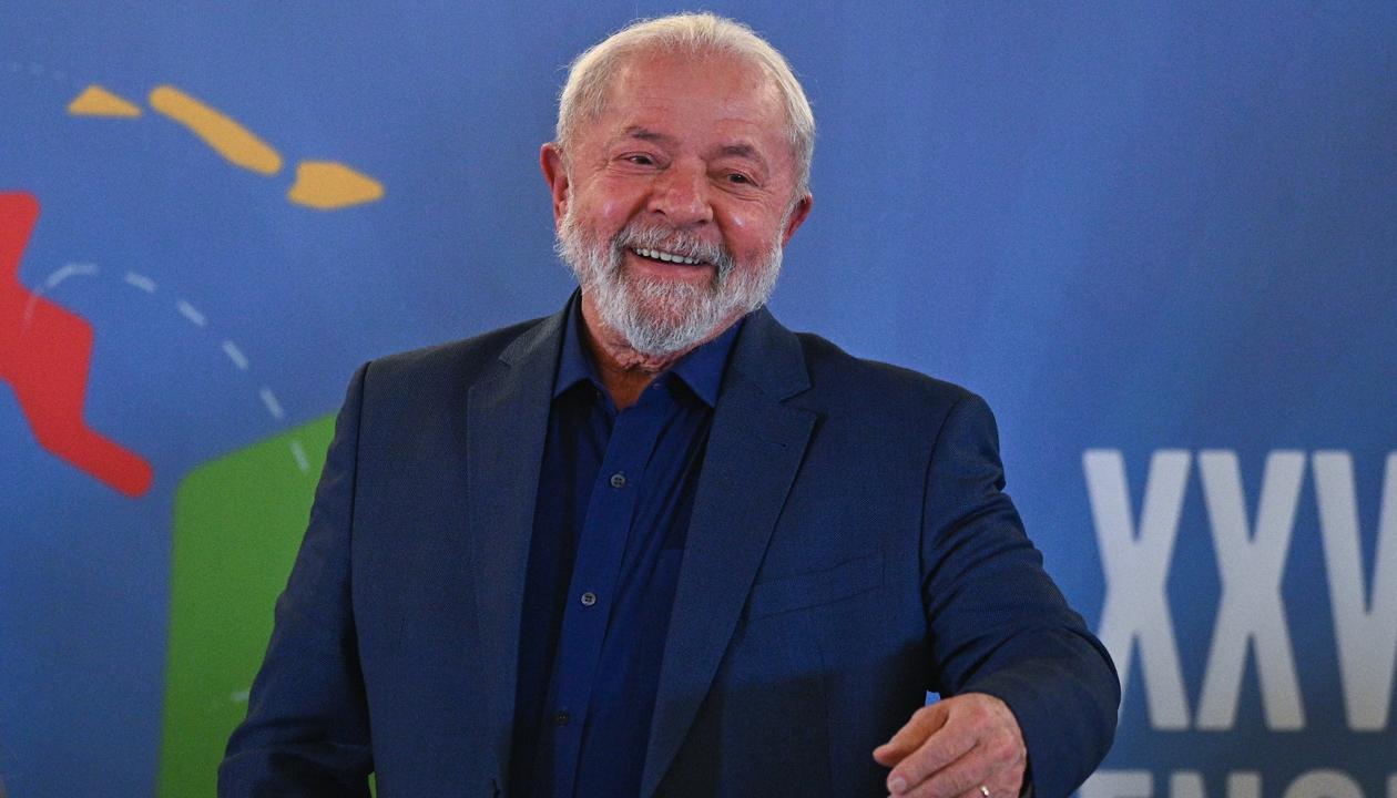 Luiz Inácio Lula da Silva, presidente de Brasil. 