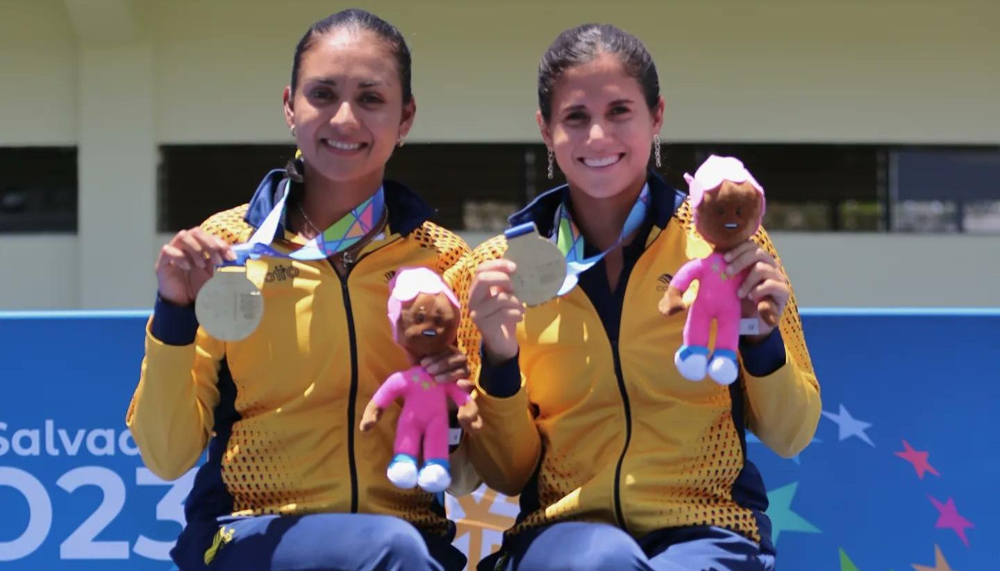 La dupla colombiana integrada por Yuliana Lizarazo y María Paulina Pérez.