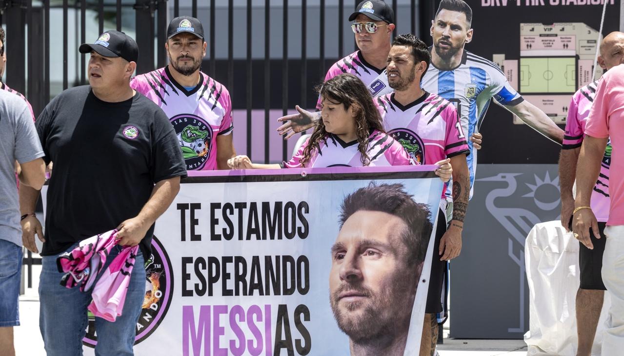 La llegada de Lionel Messi al Inter de Miami ha despertado expectativa entre sus hinchas. 