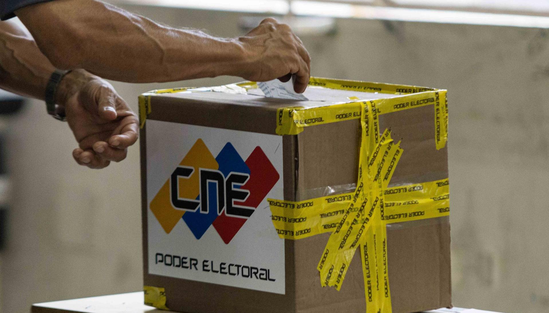 Foto archivo de elecciones primarias en Venezuela