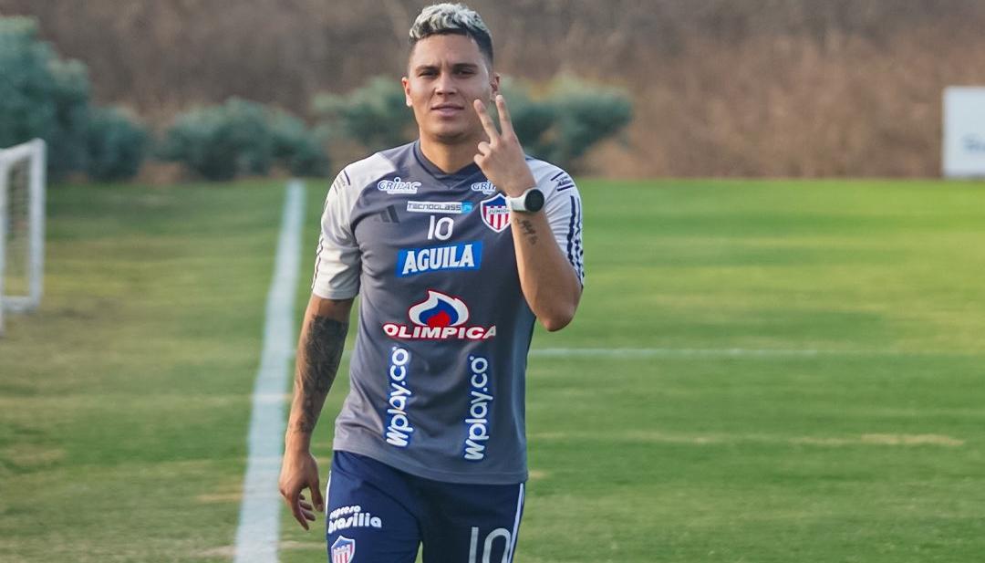 Juan Fernando Quintero jugó siete partidos en Junior. 