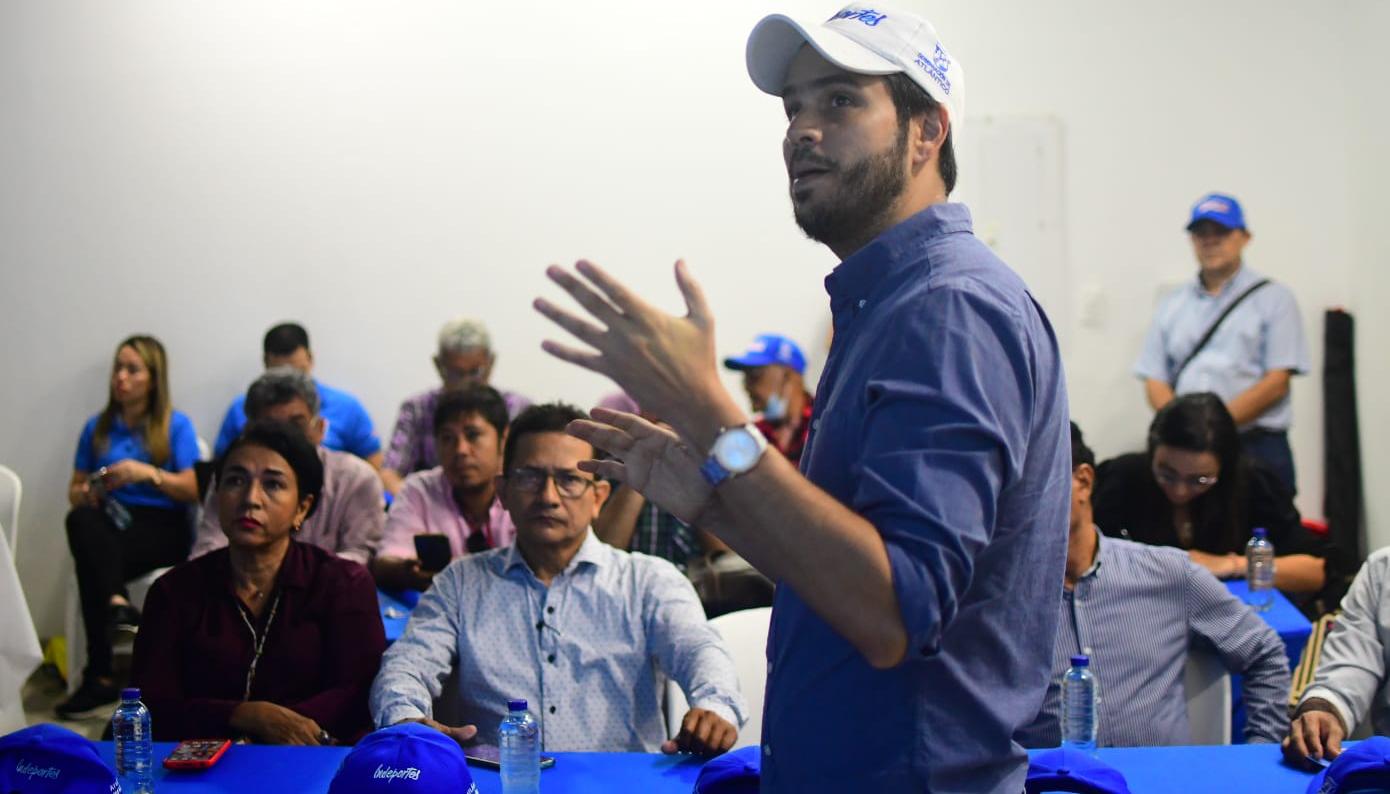 Luis Restrepo, director de Indeportes Atlántico explicó el plan para Juegos Nacionales. 