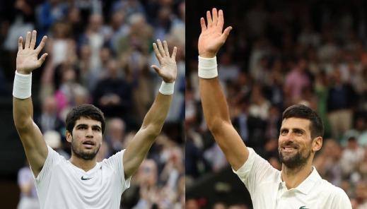 Carlos Alcaraz y Novak Djokovic jugarán una final inédita. 