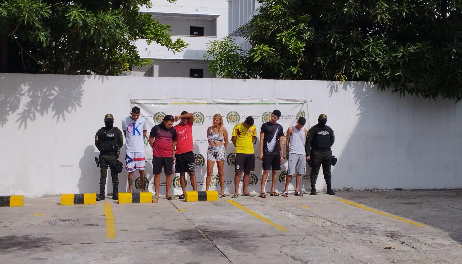 Integrantes de 'Los Pepes del Sur'.