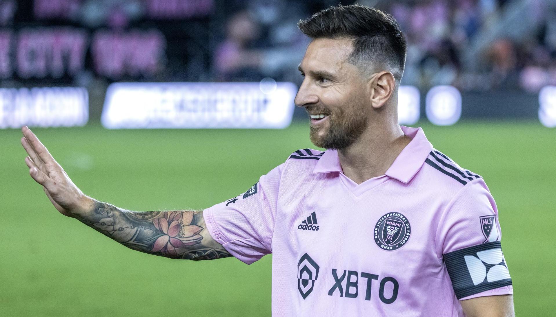 Lionel Messi en su más reciente partido con el PSG.