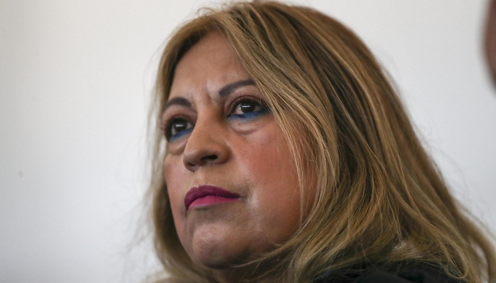 Patricia Villavicencio, hermana del candidato presidencial asesinado la semana pasada.