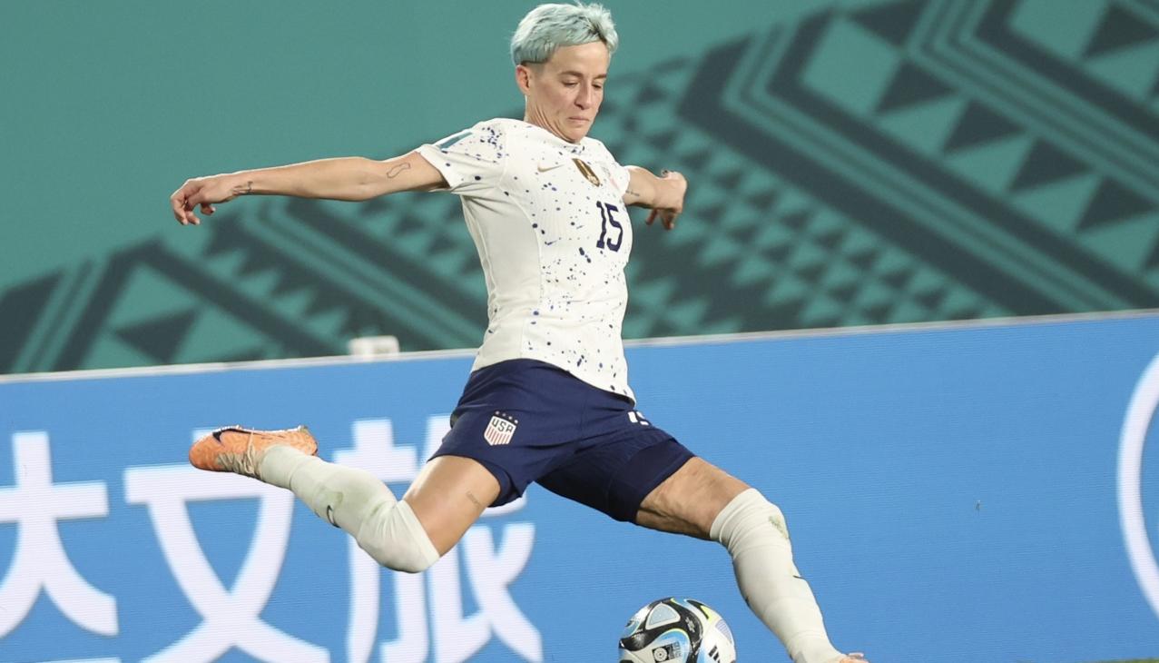 Megan Rapinoe, jugadora de la selección de Estados Unidos. 