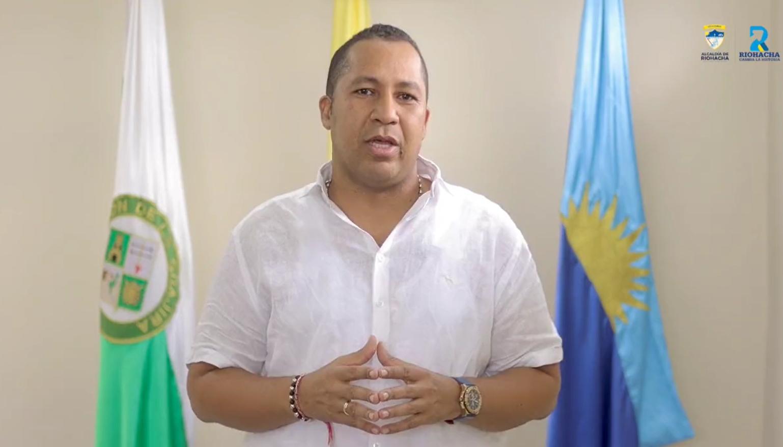 El alcalde de Riohacha, José Ramiro Bermúdez Cotes.