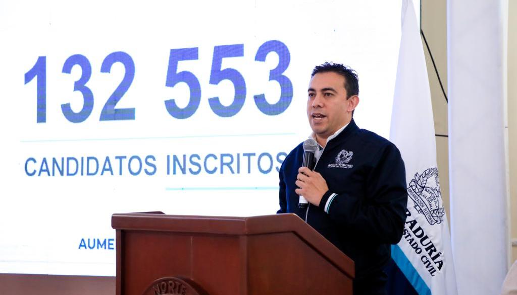 Alexander Vega Rocha, Registrador Nacional del Estado Civil.