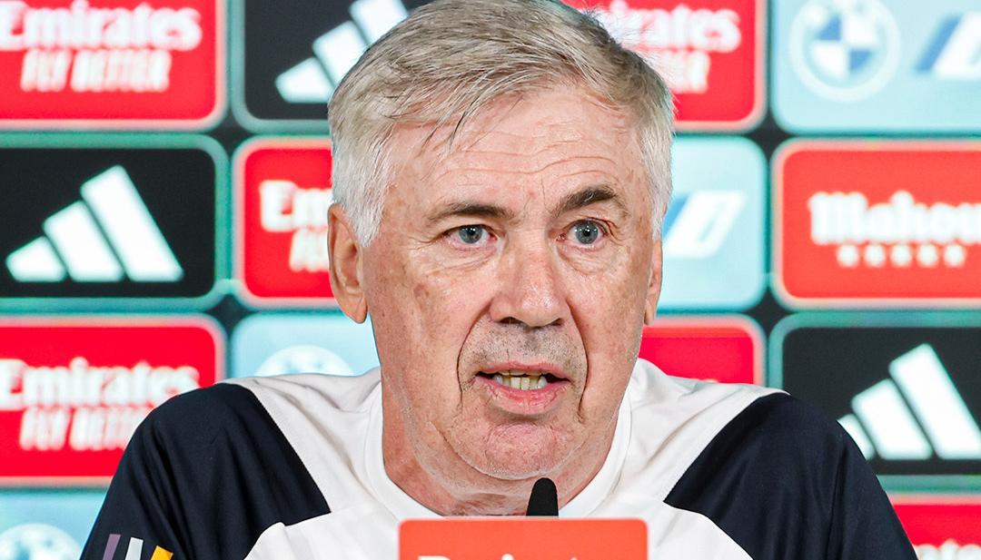 El técnico del Real Madrid, Carlo Ancelotti.