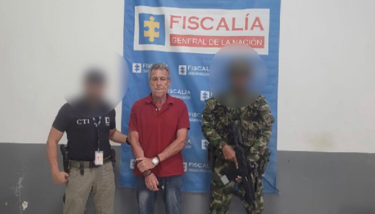 Captura del presunto narcotraficante Roberto Víctor Carlini.