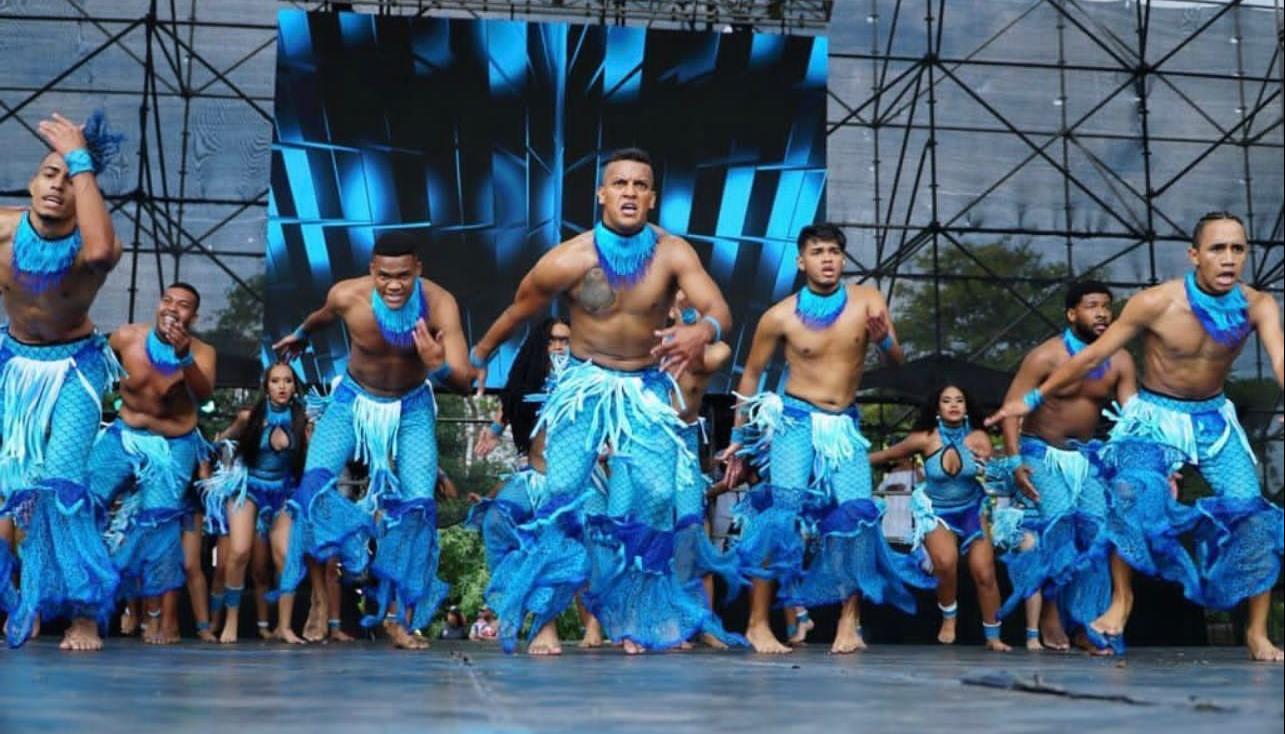 Bailarines en el Carnaval de Barranquilla.