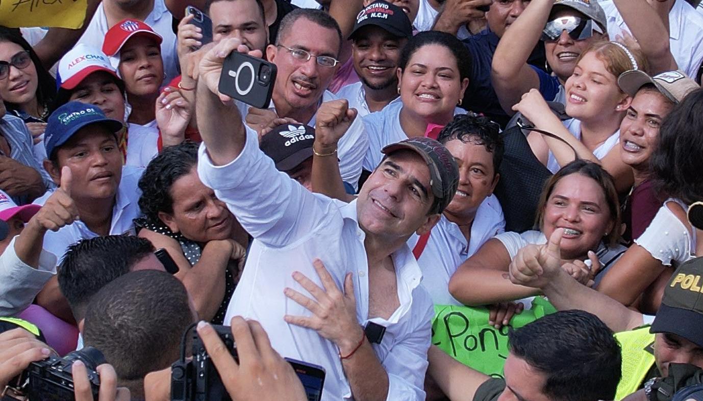El candidato a la Alcaldía de Barranquilla, Alex Char.